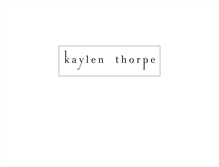 Tablet Screenshot of kaylen-thorpe.com